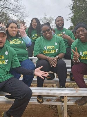 Silly Photo on Bleachers